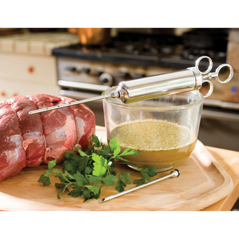 4 oz. Commercial Meat Injector With 2 Needles