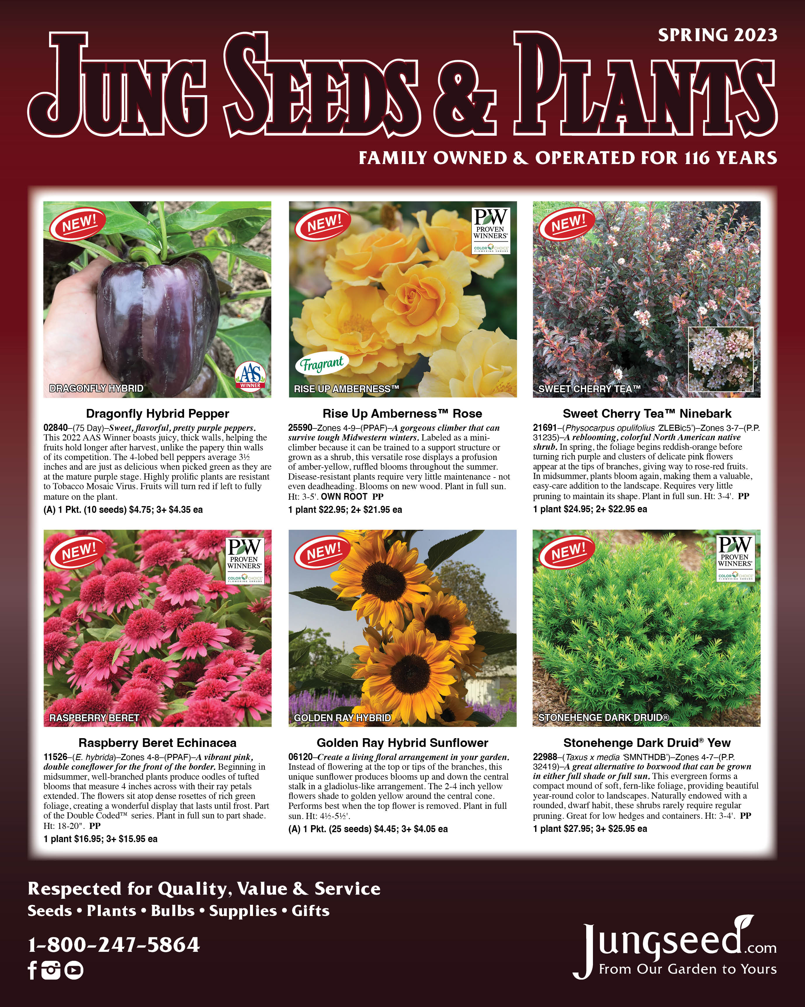 Spring 2023 Jung Seed Catalog