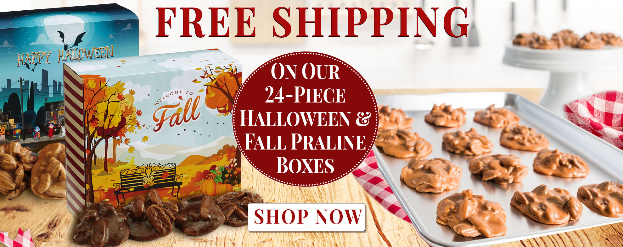 Fall and Halloween Free Ship Large Pralines