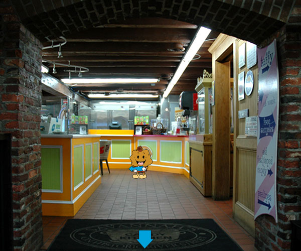 Ice Cream Room Entrance