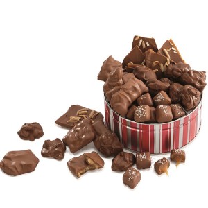 Product Image of Chocolate Candy Gift Tin - Chocolate Candy Gift Tin - 1 LB