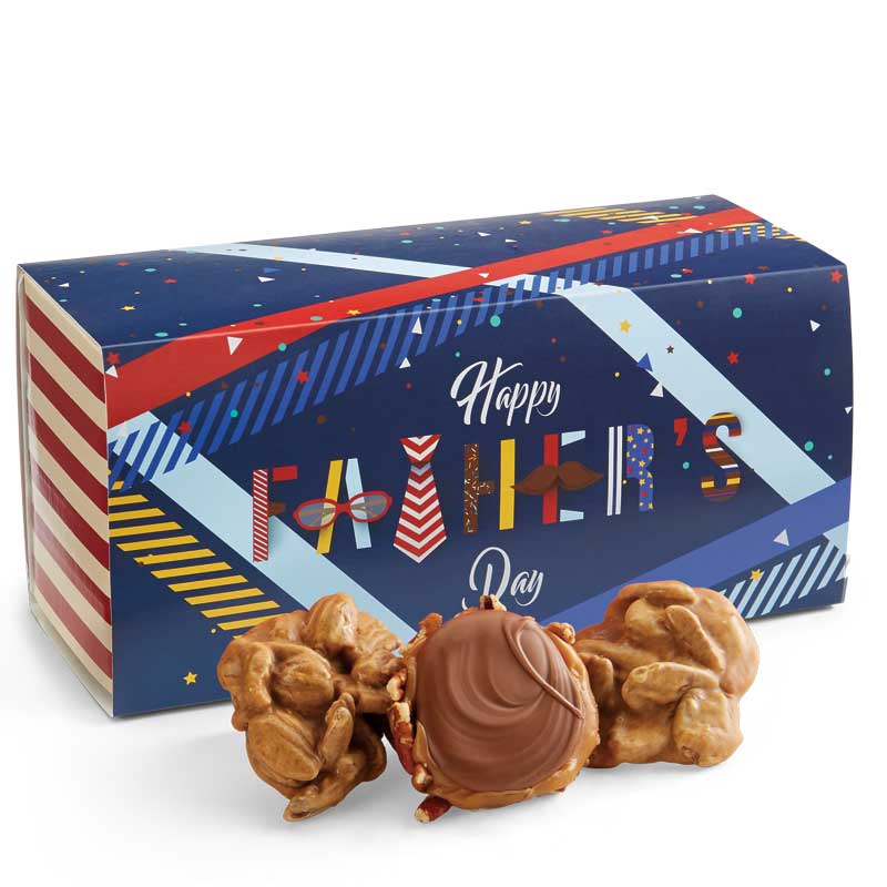 12 Piece Praline & Turtle Gopher Duo in the Father's Day Gift Box
