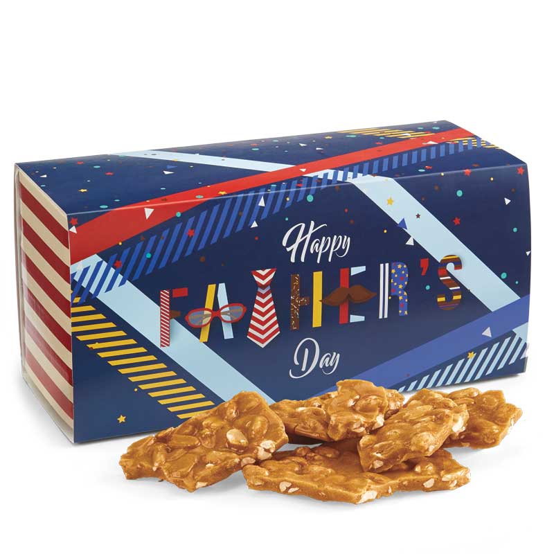 Old Fashioned Peanut Brittle in the Father's Day Gift Box