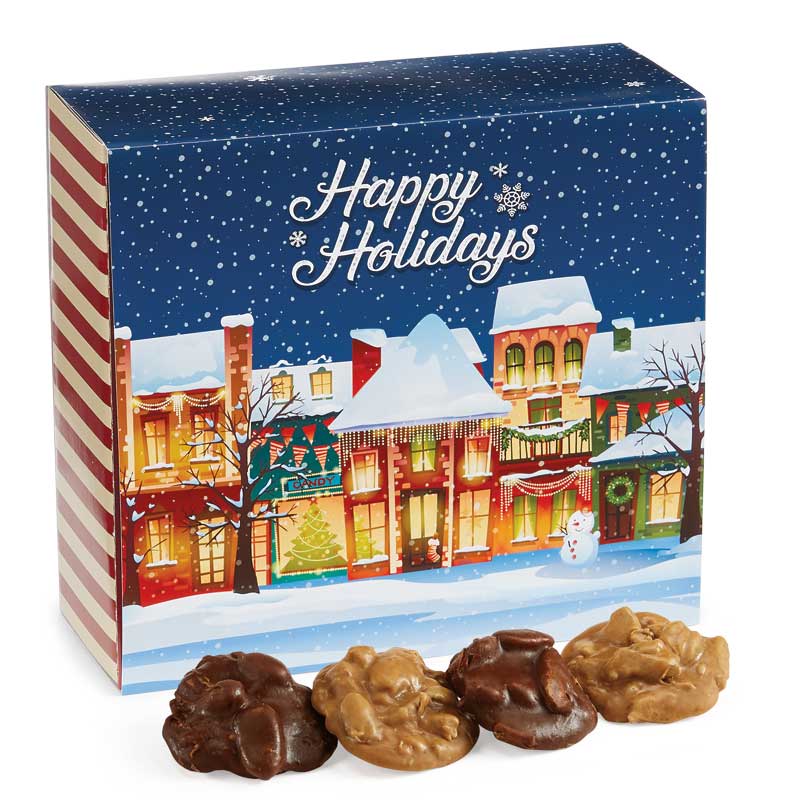 24 Piece Assorted Pralines in the Holiday Gift Box