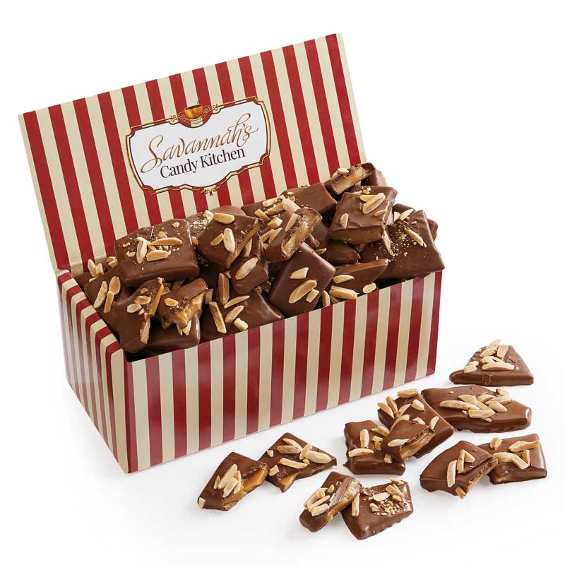 Milk Chocolate Almond Toffee in Gift Box