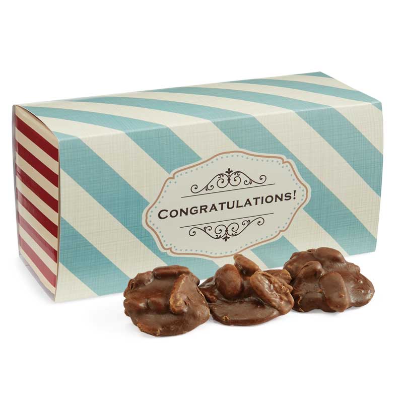 12 Piece Chocolate Pralines in the Congratulations Gift Box