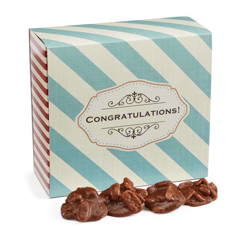 24 Piece Chocolate Pralines in the Congratulations Gift Box