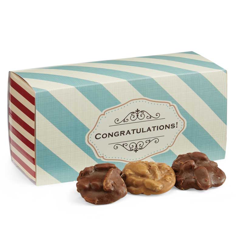 12 Piece Assorted Pralines in the Congratulations Gift Box