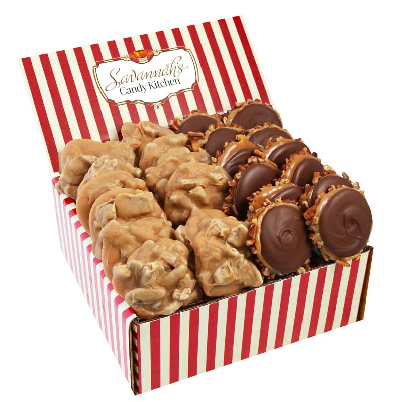 24 Piece Praline & Turtle Duo in a Gift Box