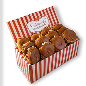 Product Image for 12 Piece Milk Chocolate Turtle Gophers Gift Box