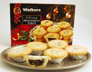 Walkers Mince Pies - six per box
