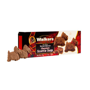 SALE Chocolate Scottie Dog Shortbread from Walkers