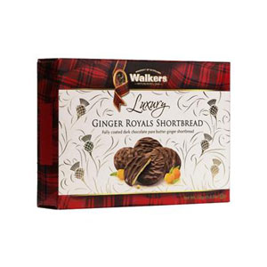 SALE Ginger Chocolate Royals Shortbread from Walkers - 5.3 o