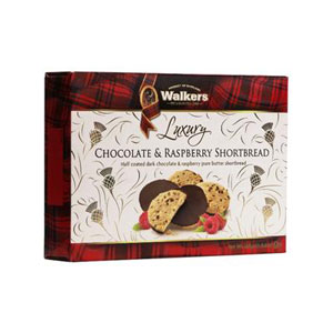 Walkers Chocolate & Raspberry Shortbread - Box of 12