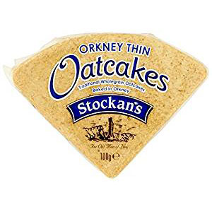 Stockan's Thin Oatcakes - pack of eight