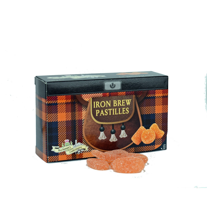 Iron Brew Pastilles in Kilted Box