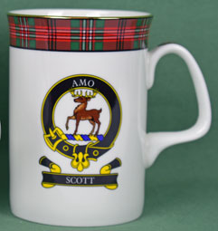 Scott Clan Mug - 8 oz bone china