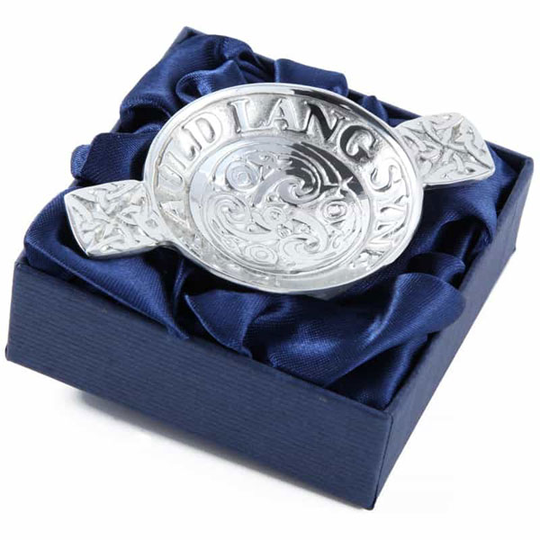 Small Auld Lang Syne Quaich with flat bowl