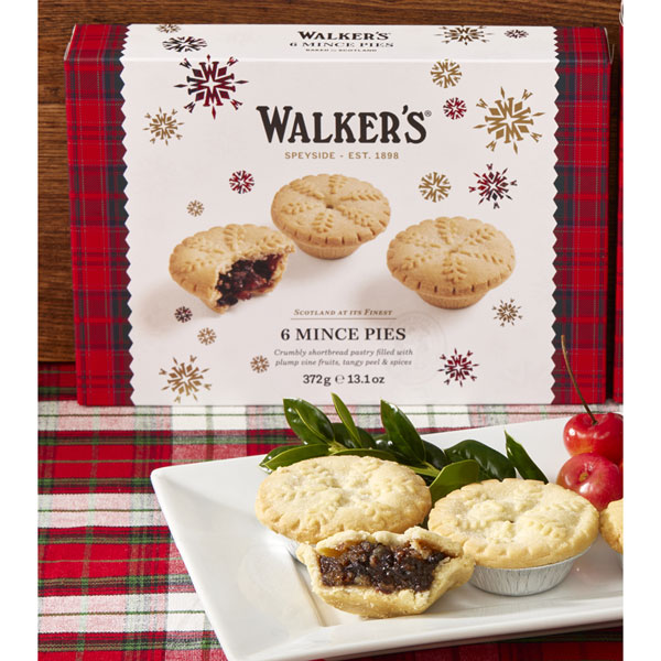 Walkers Mince Pies - six per box