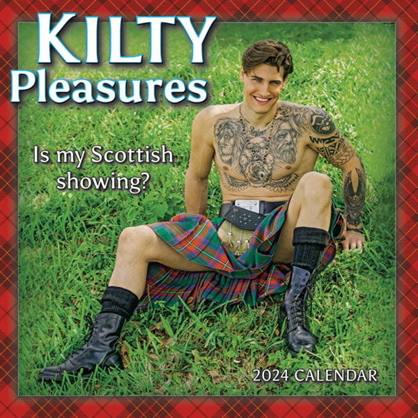 SALE Kilty Pleasures 2024 Mini Wall Calendar
