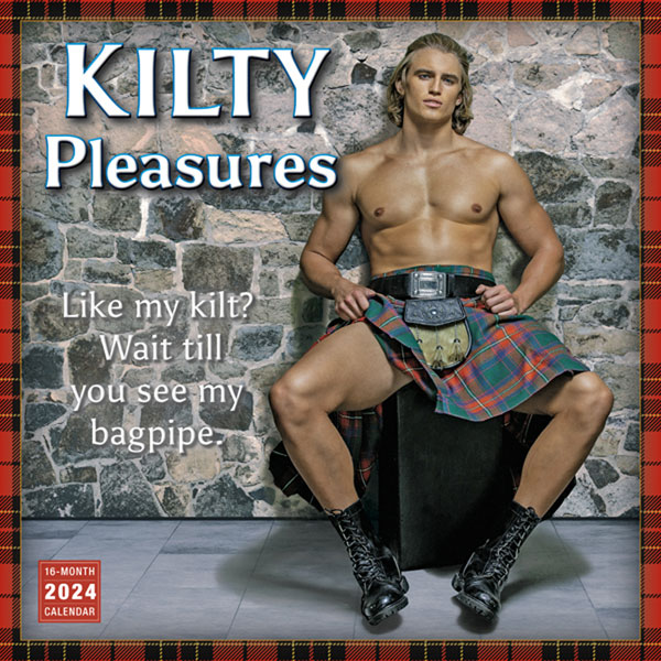Kilty Pleasures 2024 Wall Calendar