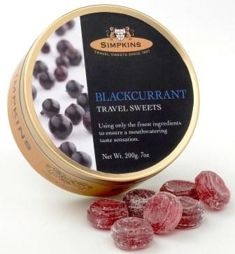 Blackcurrant Travel Sweets from Simpkins