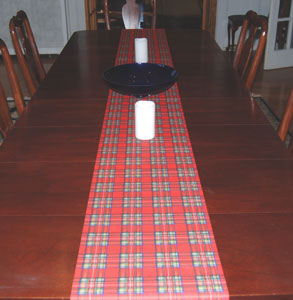 Table Runner Napkin Royal Stewart Festive Dinner Details about   Christmas Tartan Sash 