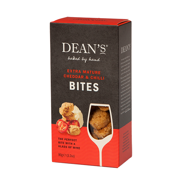 Dean's Extra Mature Cheddar Bites with Chili