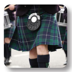 Kilt Coaster