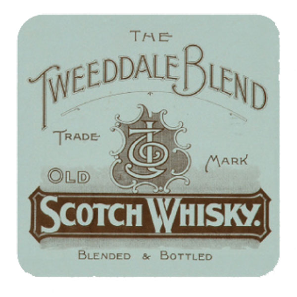 Tweeddale Scotch Vintage Label Coaster