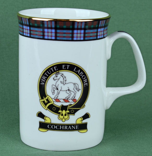 Cochrane Clan Mug - 8 oz bone china