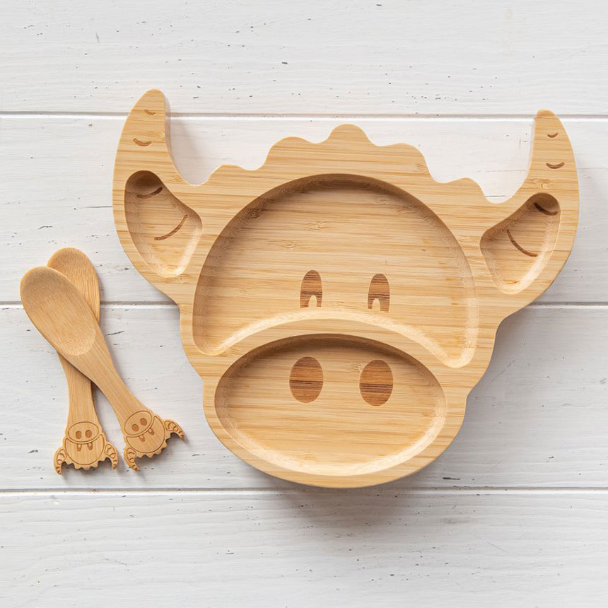 Baby Coo Bamboo Suction Plate