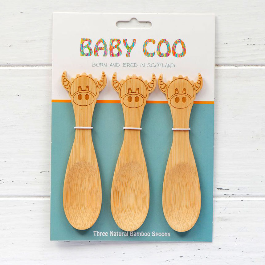 Baby Coo Bamboo Spoons - set of three