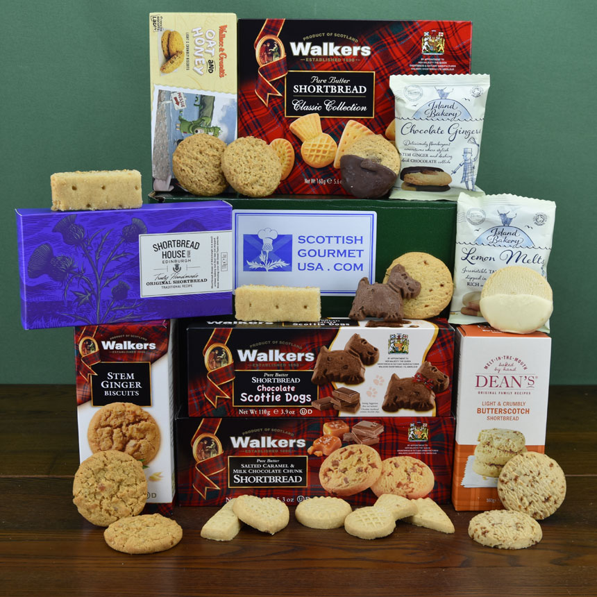 Scottish Cookie Collection Box with TEN varieties