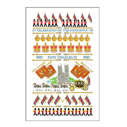 SOLD OUT King Charles III Coronation Parade Teatowel