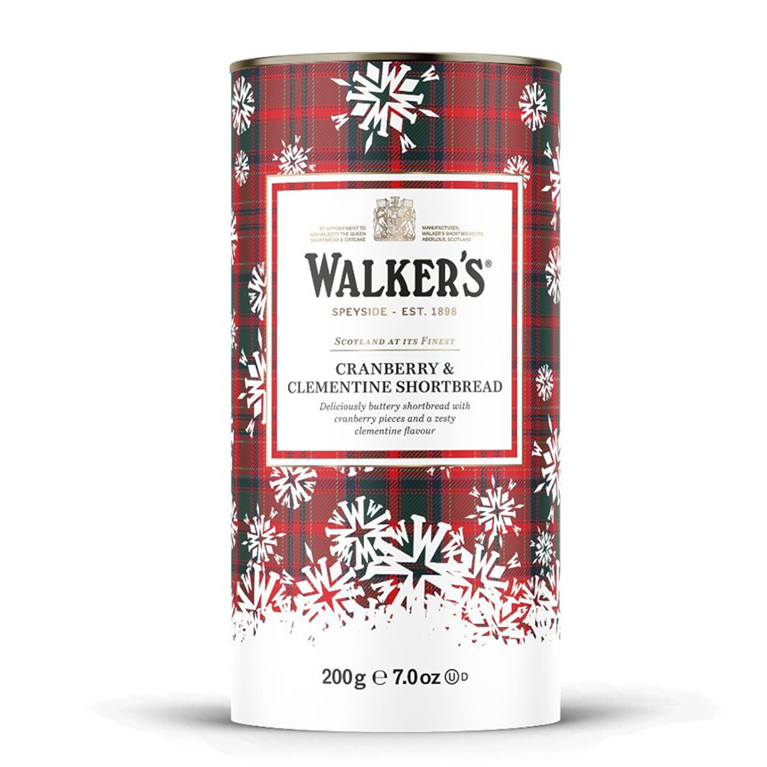SOLD OUT Walker's Cranberry & Clementine Shortbread Cookies 