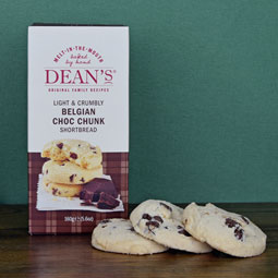 Dean's Belgian Chocolate Chunk Shortbread Rounds