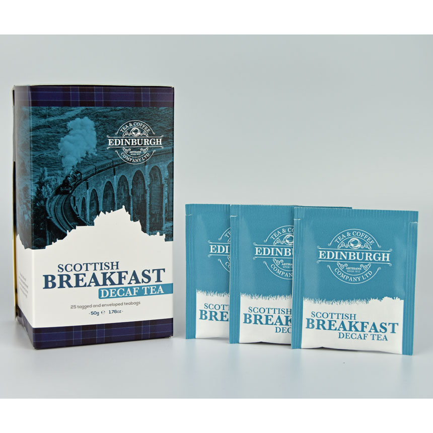 Decaffeinated Scottish Breakfast teabags - box of 25