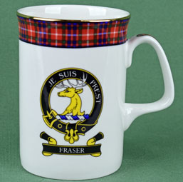 Fraser Clan Mug - 8 oz bone china