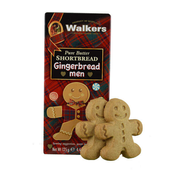 SALE Walkers Gingerbread Man Shortbread Box