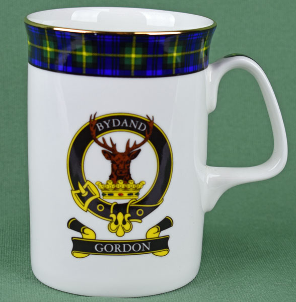 Gordon Clan Mug - 8 oz bone china