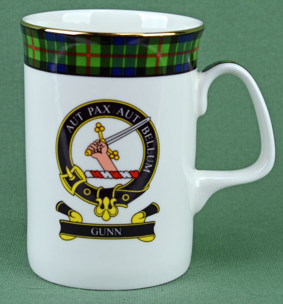Gunn Clan Mug - 8 oz bone china