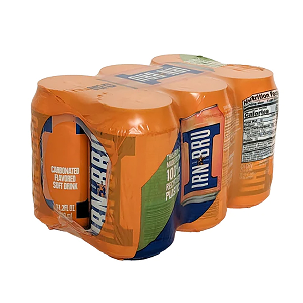 Six Pack of Irn Bru Cans - 11.2 oz. each