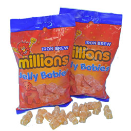 Two bags of IronBrew Jelly Babies