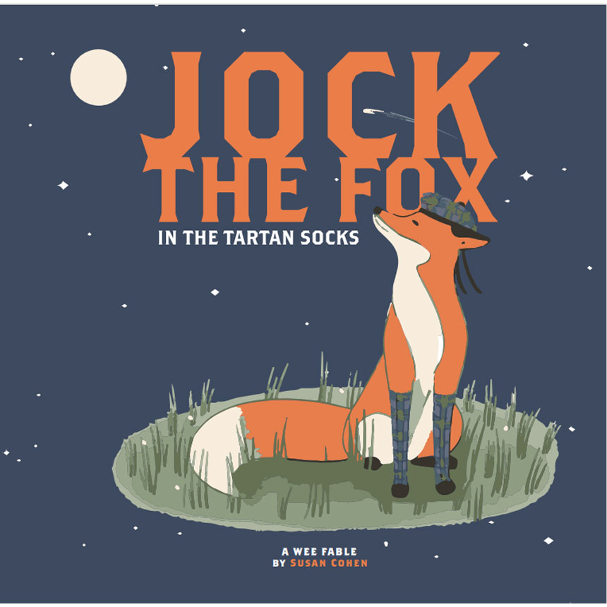 Jock the Fox in the Tartan Socks