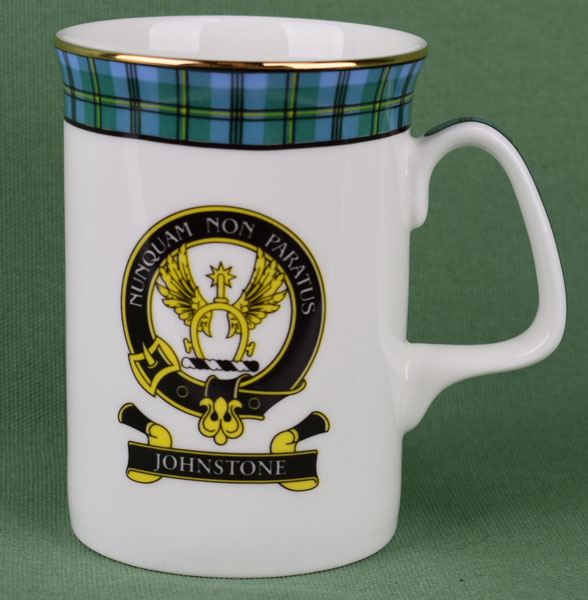 Johnstone Clan Mug - 8 oz bone china