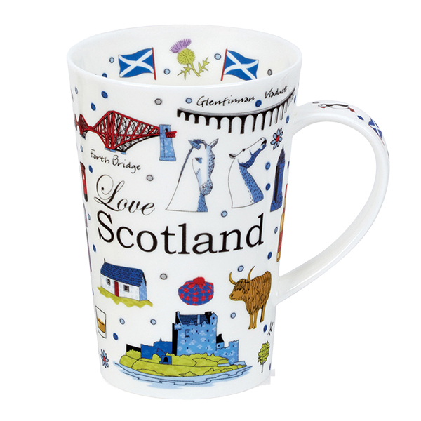 Love Scotland Mug from Dunoon Pottery