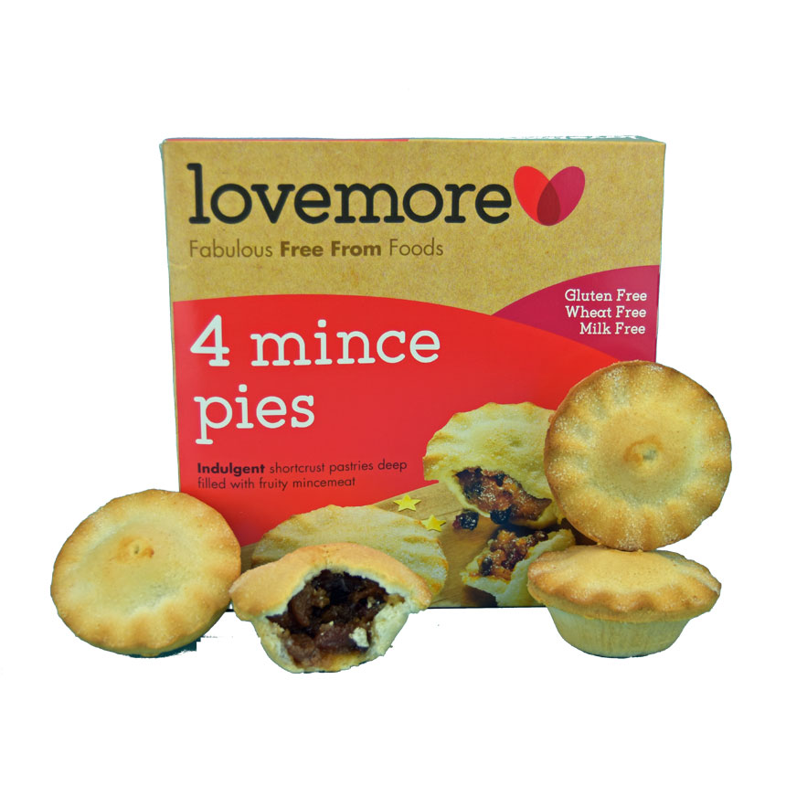 Mince Pies - Lovemore - Gluten Free, Milk Free
