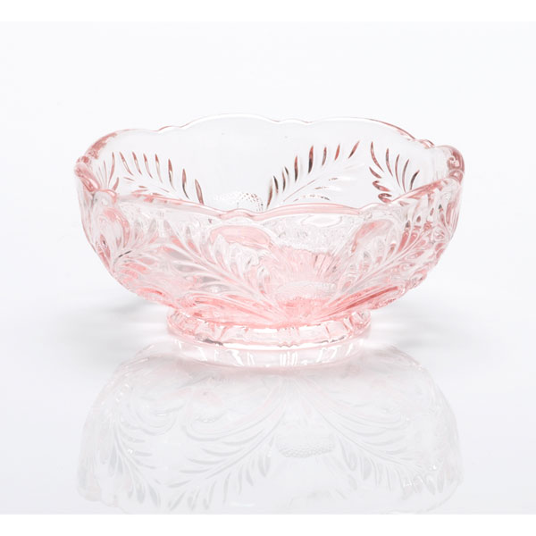 SALE Inverted Thistle Pressed Glass Small Bowl 5.25" diameter