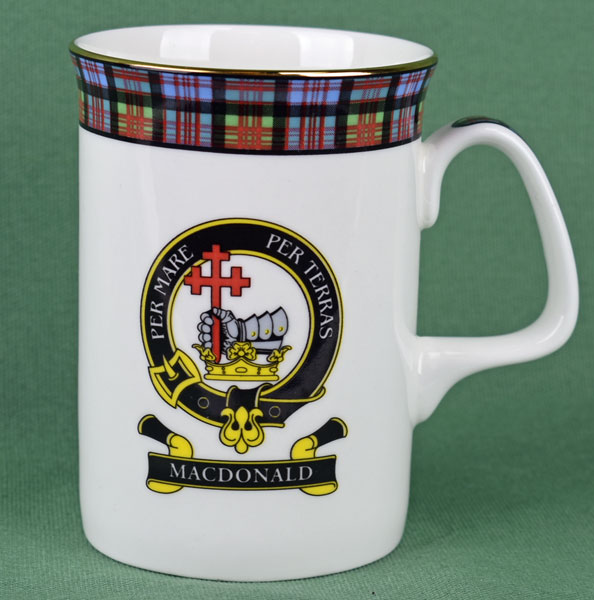 MacDonald Clan Mug - 8 oz bone china